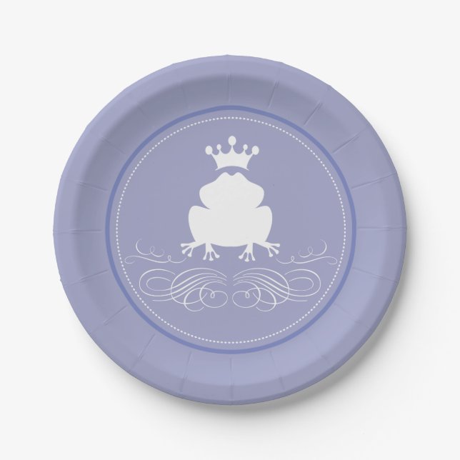 Frog Prince Charming | Bridal Shower Paper Plate (Front)