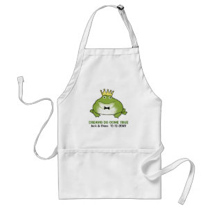 Frog Prince - Cute Toad with Customisable Text Standard Apron