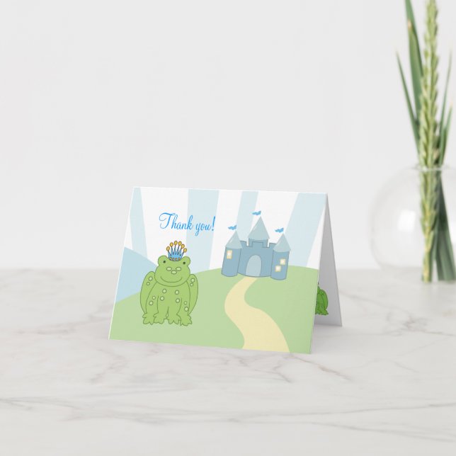 Frog Prince Folded Thank you notes (Front)