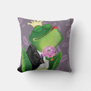 Frog Prince Funny Pillow
