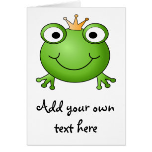 Frog Prince. Happy Frog.