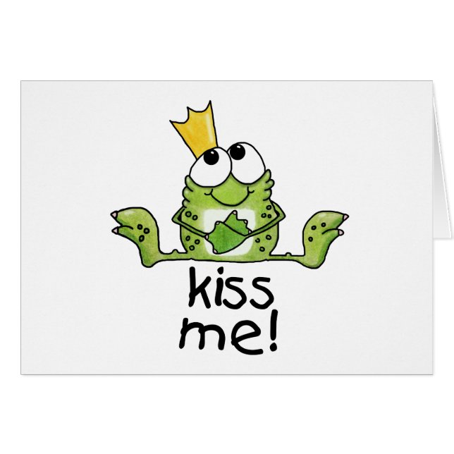 Frog Prince Kiss Me (Front Horizontal)