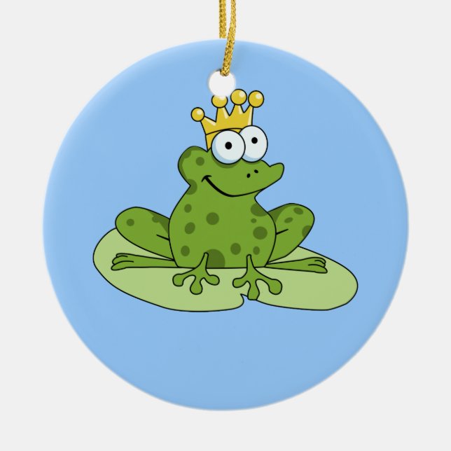 Frog Prince Ornament (Front)