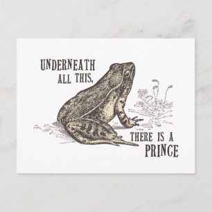 Frog prince postcard