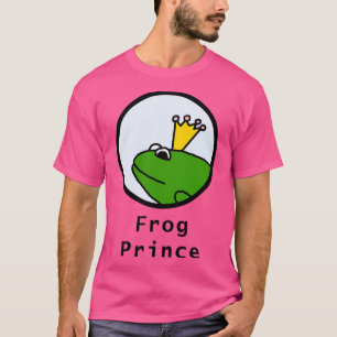 Frog Prince Round Portrait Graphic T-Shirt