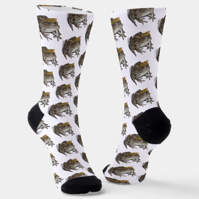 Frog Prince Socks (Angled)