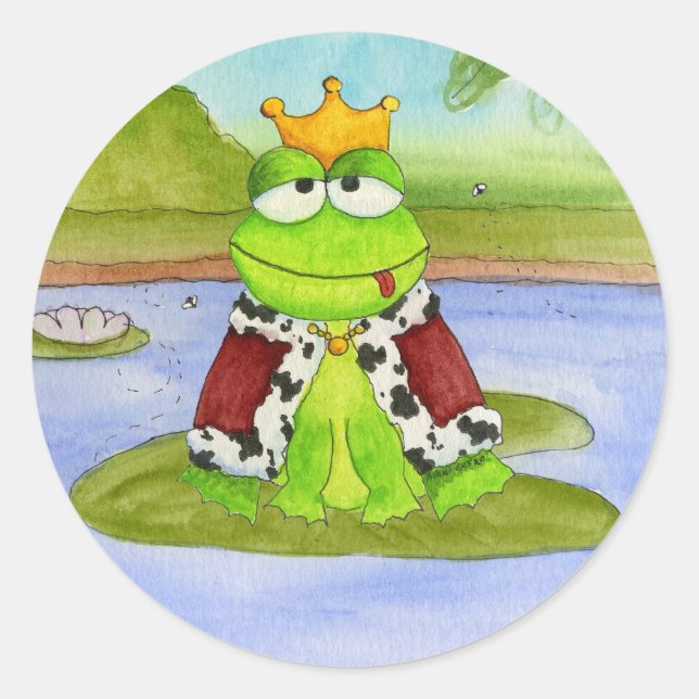 Frog Prince Sticker (Front)