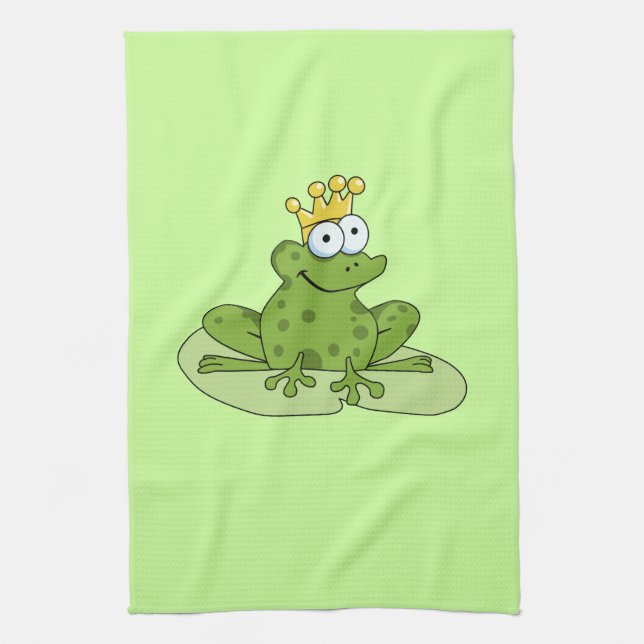 Frog Prince Tea Towel (Vertical)