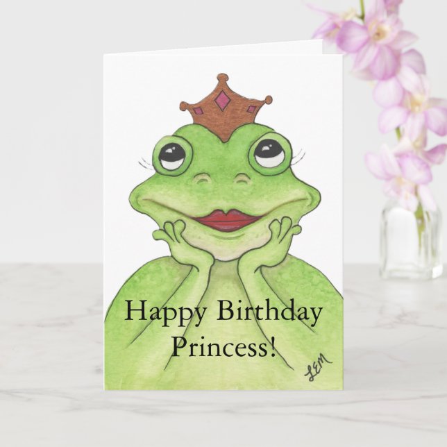 Frog Princess Card (Orchid)