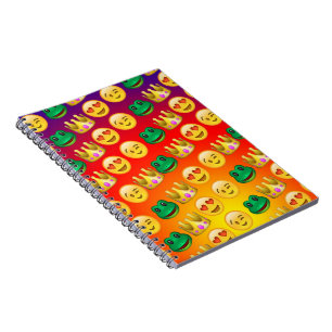 Frog & Princess Emojis Pattern Notebook