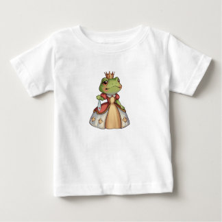 Frog princess in a with a crown and a dress baby T-Shirt