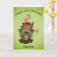 Frog Princess Mushrooms Personalised Birthday 