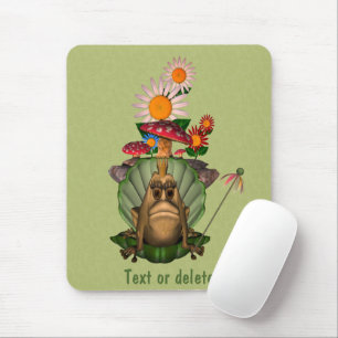 Frog Princess On Throne Personalised Mouse Pad