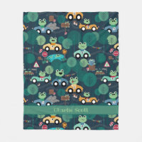 Frog Race Car Drivers Kids Personalised