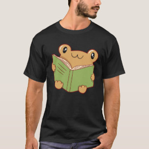frog reading book T-Shirt