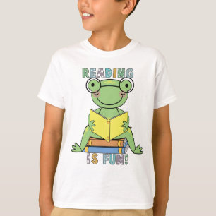 Frog Reading is Fun T-shirts and Gifts