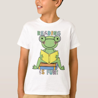 Frog Reading is Fun T-shirts and Gifts