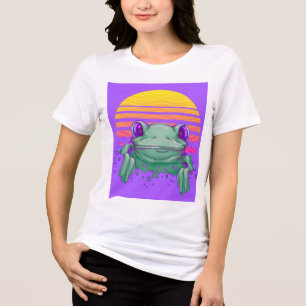 FROG retro Vintage t-shirt Tri-Blend Shirt