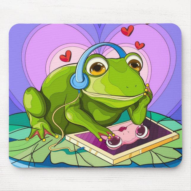 Frog’s Digital Love Mouse Pad (Front)