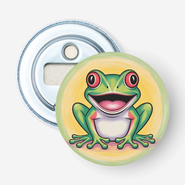 Frog’s Gentle Smile Bottle Opener (Front)