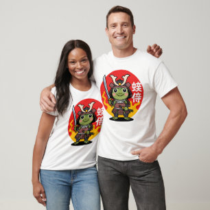 Frog Samurai Warrior Art T-Shirt