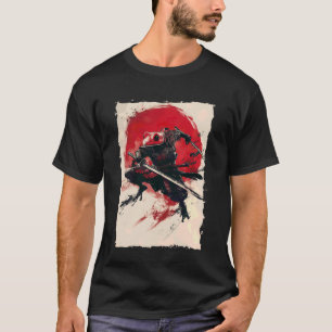 Frog Samurai Warrior Katana Ukiyoe Ronin T-Shirt