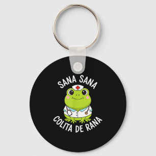 Frog Sana Sana Colita De Rana Frog Mexican Nurse L Key Ring