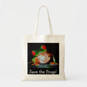 Frog, Save the Frogs! Tote bag