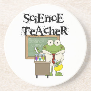 Frog Science Teacher Coaster