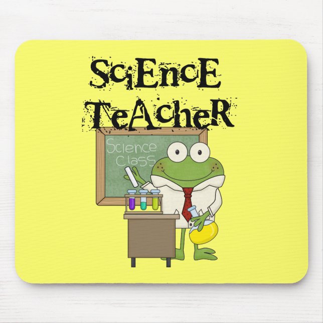 Frog Science Teacher Mouse Pad (Front)