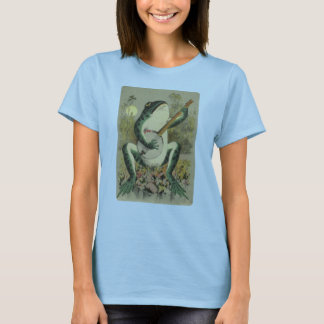 Frog Serenade Ladies Baby Doll (Fitted) Shirt