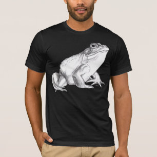 Frog Shirt Bullfrog Art T-shirt Cool Frog  Gift