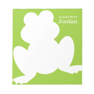 Frog Silhouette Notepad