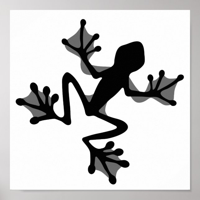 Frog Silhouette Poster (Front)