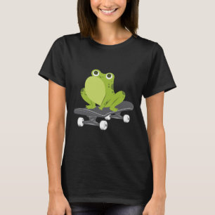 Frog Skateboarder Skateboard Skateboarding Skater T-Shirt