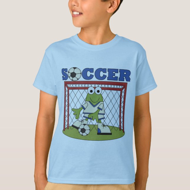 Frog Soccer Goalie Tshirts and Gifts (Front)