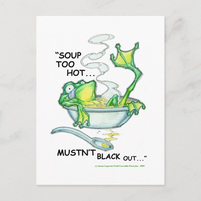 Frog Soup Postcard (Front)