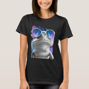 Frog Space Glasses Red Eyed Tree Frog Galaxy Sungl T-Shirt