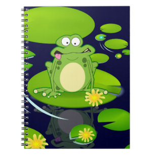 Frog Spiral Notebook