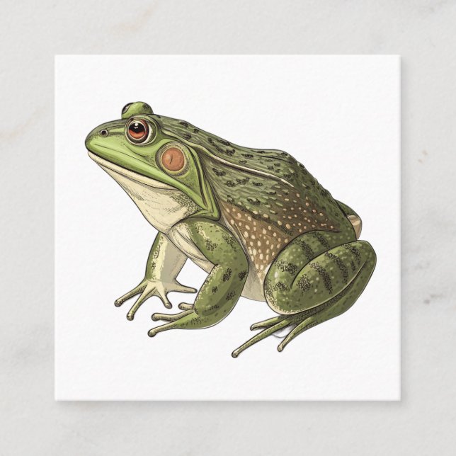 Frog Square Business Card (Front)