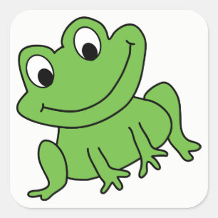 Frog Square Sticker