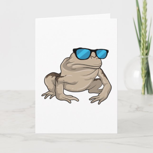Frog Sunglasses Card (Front)