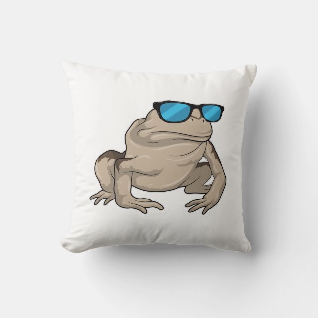 Frog Sunglasses Cushion (Front)