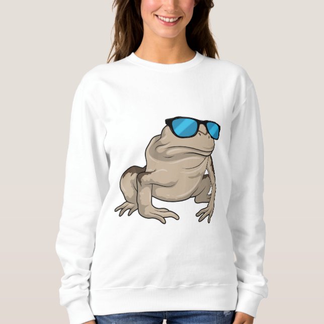 Frog Sunglasses Sweatshirt (Front)