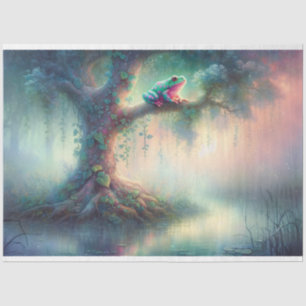Frog Swamp Decoupage Tissue Paper