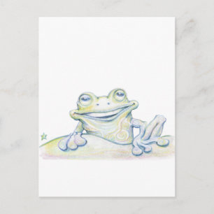 Frog Swirl Postcard