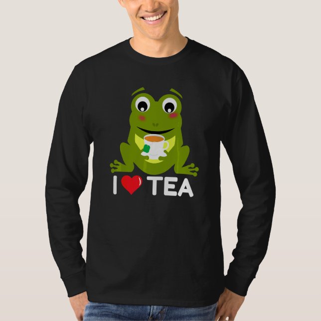 Frog Tea  Tea Drinker Tea Mug T-Shirt (Front)