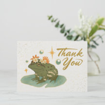 Frog Thank You Note
