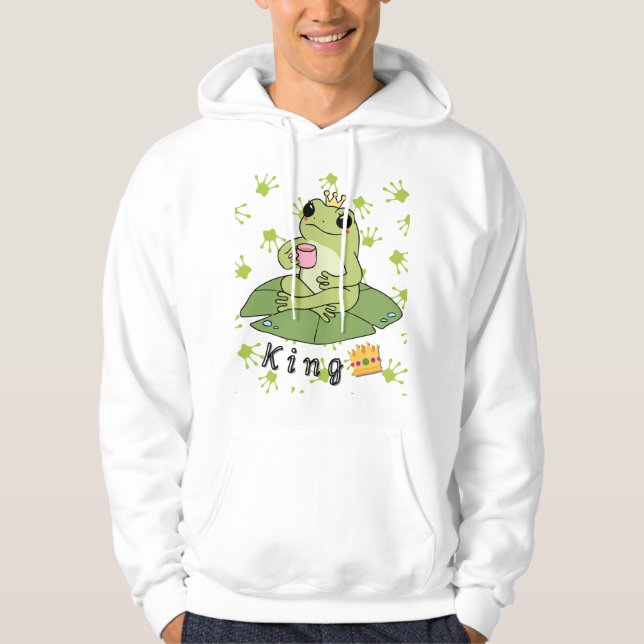 Frog the king hoodie (Front)