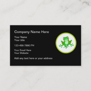 Frog Theme Business Cards